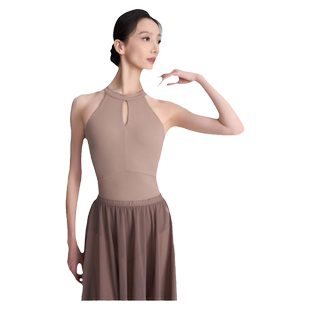 vonsu梵舒新款成人芭蕾舞练功服舞蹈体操服高端连体形体服舞蹈服