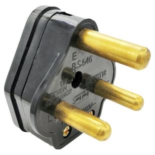 南非标接线插头可拆英标13A英式不带线出口电器用欧规印度德标16A