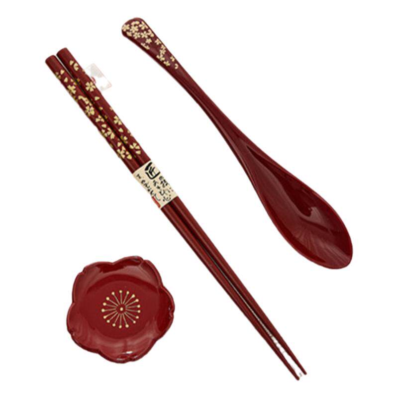 日本山中樱花树脂防滑礼盒筷子