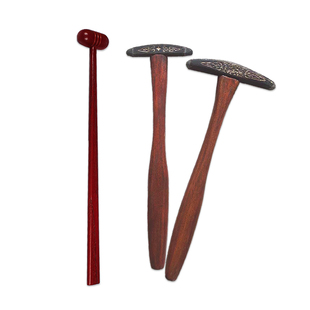 千年之声编钟锤一付四只两大两小铜碰钟材质铸造