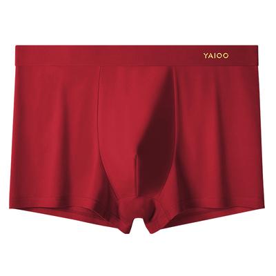 本命年大红色鸿运男士内裤雅鹿