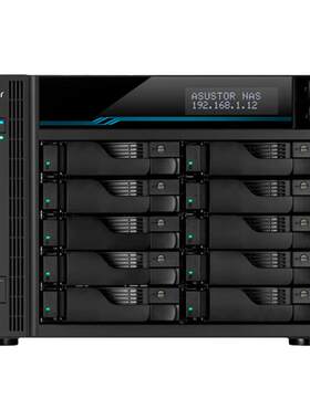 爱速特华硕旗下NAS爱速特(asustor)AS6510T（200TB）万兆私有云家用文件企业大容量