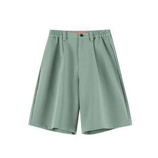 化学少女「夏日清凉裤」休闲裤女夏季高腰显瘦阔腿短裤宽松裤子