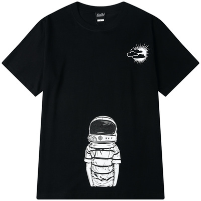 短袖t恤日系潮牌嘻哈加肥加大