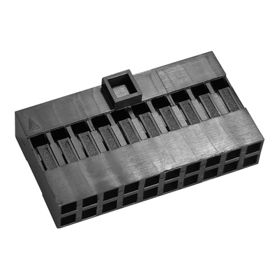 杜邦2.54mm带凸点防呆单双排插头