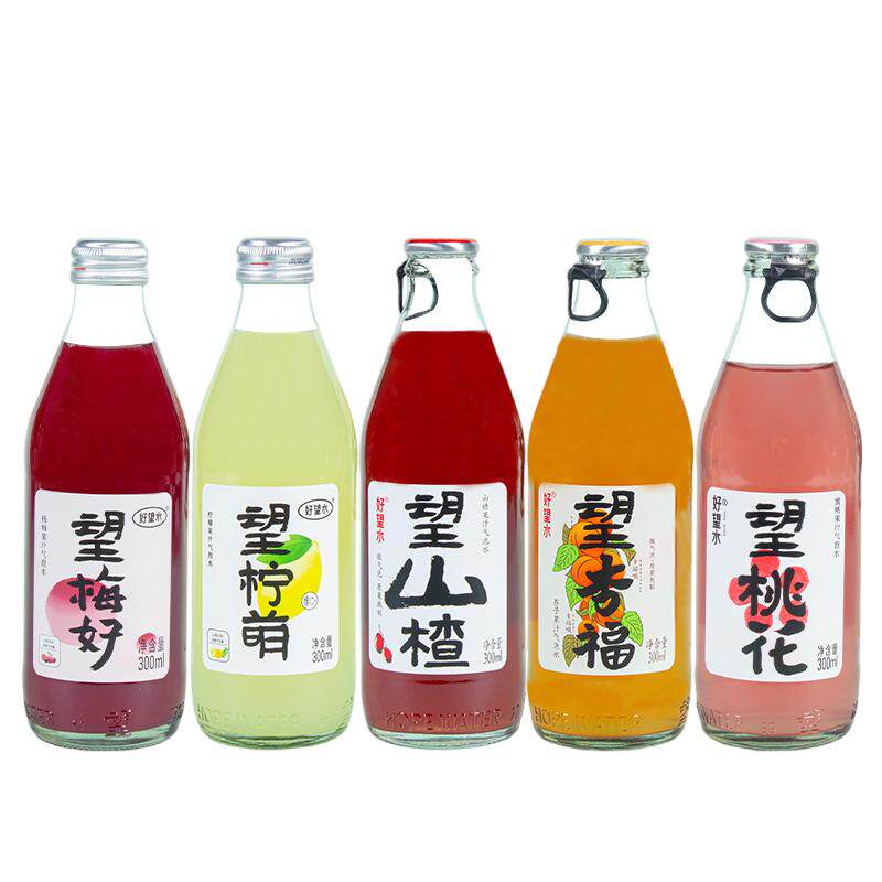 好望水300ml气泡水饮料望山楂