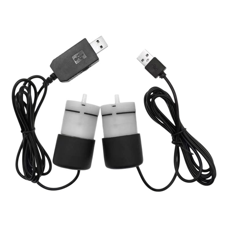 USB鱼缸养鱼超静音家用增氧泵小型便携户外钓鱼氧气泵可接充电宝