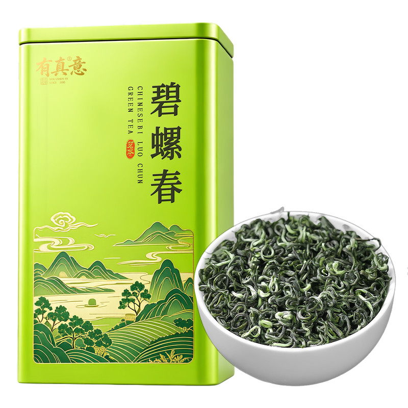 明前碧螺春新茶叶花果香耐泡罐装