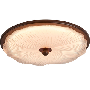 26新欧普LED吸顶灯中古国风山水墨画中日式田园卧室书房灯具饰WS