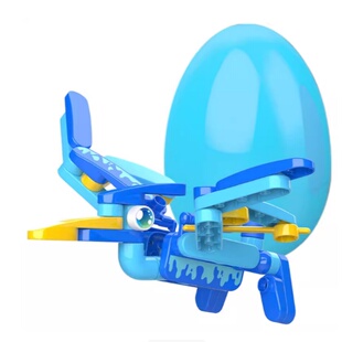 大颗粒益智拼插积木恐龙蛋生百变布鲁克拼装玩具男女孩