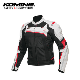 KOMINE春夏摩托车骑行服JK-148机车服网眼透气防护摩旅JK-130/164