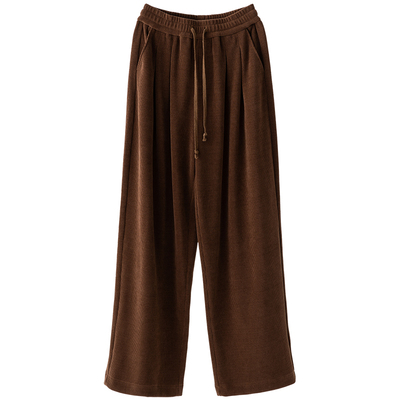 CR加厚灯芯绒长裤保暖休闲阔腿裤