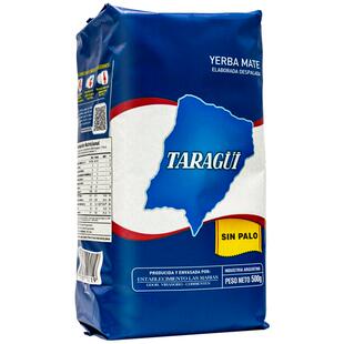 塔拉吉TARAGUI无梗蓝包阿根廷马黛茶国饮原装进口 代用纯新茶500g