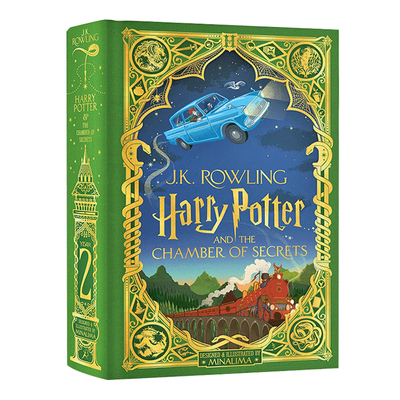 哈利波特与密室 精装彩绘立体书 Harry Potter and the Chamber of Secrets MinaLima Edition哈利波特2 英文原版小说 进口书籍