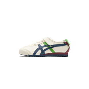 Onitsuka tiger 鬼冢虎MEXICO66合成革复古儿童运动鞋1184A049