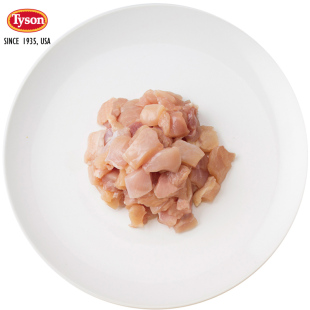 Tyson泰森冷冻腿肉丁220g*14包去骨鸡腿肉汉堡肉免切易烹饪家用