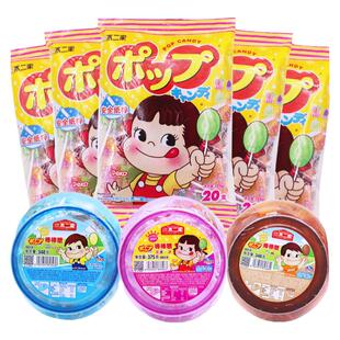 不二家棒棒糖500g水果味批发幼儿园儿童节日礼物零食糖果硬糖喜糖