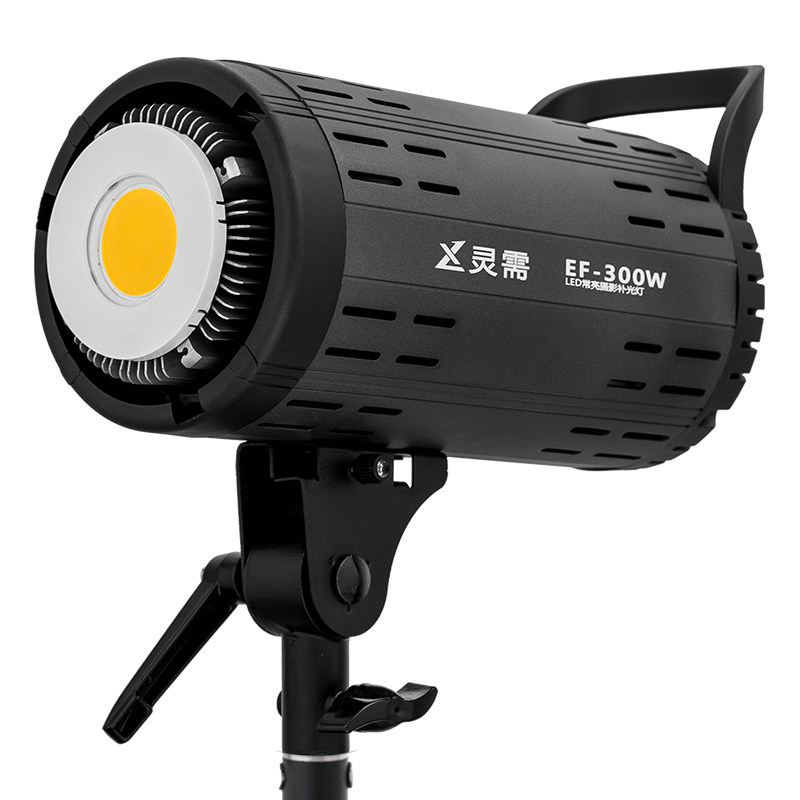 灵需LED直播灯套装EF300W实标大功率LED常亮摄影灯专业直播间专用灯光圆球形直播补光灯柔光球灯视频影室灯