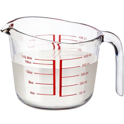 菲内克斯儿童牛奶杯家用刻度玻璃