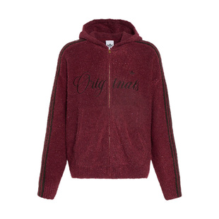 【自营】Adidas CRFT JKT HOODIE马年针织绒面连帽夹克外套KT0718