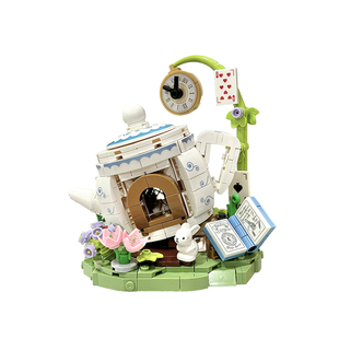 Bros Block国产积木童话小镇小颗粒拼装摆件男女儿童益智玩具礼物