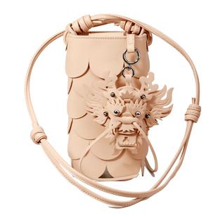 VIVIENNE TAM by GOFEFE联名设计款立体编织龙头中国风斜挎手机包