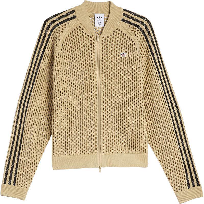 Adidas/阿迪达斯官方正品三叶草男女透气柔软网状休闲外套JF4270