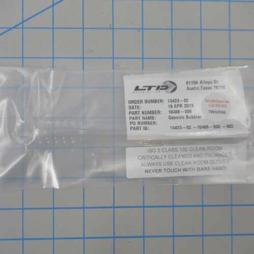 10469-000 / QUARTZ BUBBLER L3510 PEP 2ND SOURCE LTD 材料/共