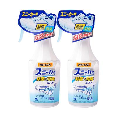 【自营】日本进口小林鞋子除臭喷雾剂杀菌防汗臭鞋袜去异味*2瓶装