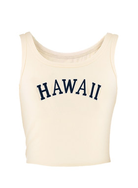 BM上衣吊带背心HAWAII夏威夷风格背心少女风2026夏季露脐打底衫