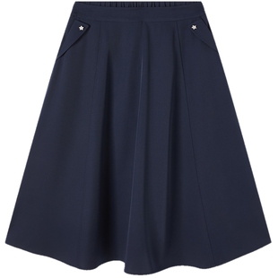 【冰氧凉感】FINITY菲妮迪半身裙2026年夏季新款中长款A字半裙女