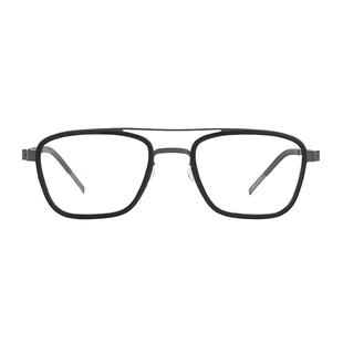 德国蔡司超轻纯钛双梁眼镜框男款潮网红装饰复古网上配近视眼镜女