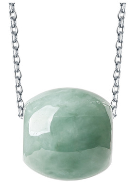 纯天然正品翡翠路路通玉石吊坠