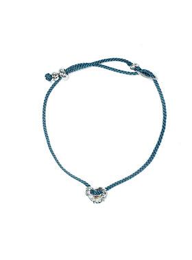 T.MAJOR小众S925银爱心花蕊手链