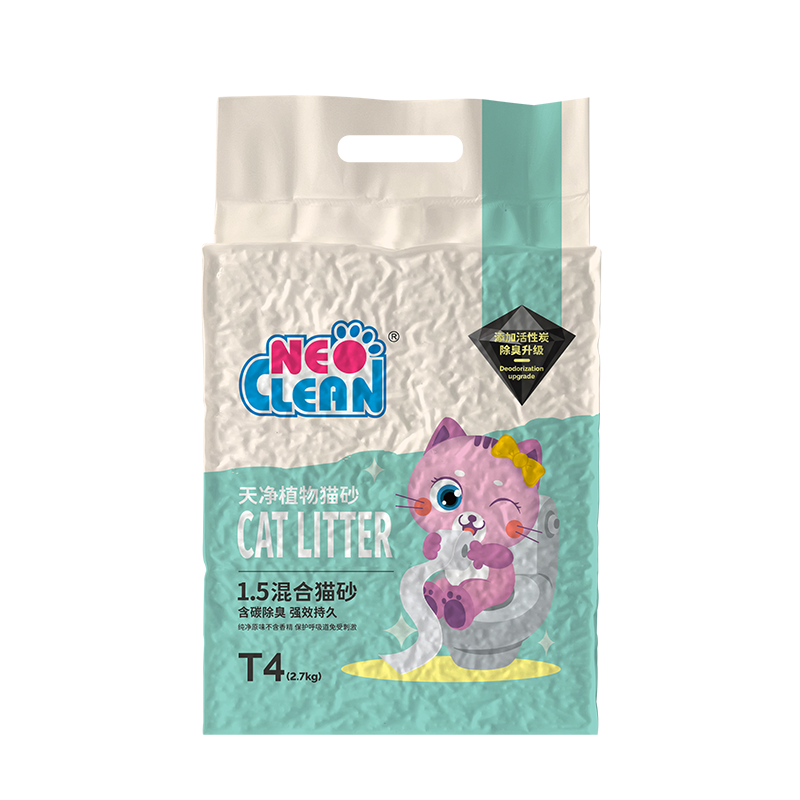 NEO天净植物猫砂豆腐砂健康抑菌除臭猫沙防臭不粘底长毛猫低带出