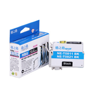 格之格T0821墨盒适用epson爱普生R270 R290 R390 295 RX610 690 590 615 T50 T59 TX650 700W 710W 800FW墨盒