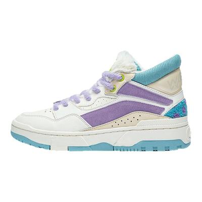 李宁正品惟吾MID女子潮流舒适软弹中帮耐磨运动休闲鞋AGCT224-3