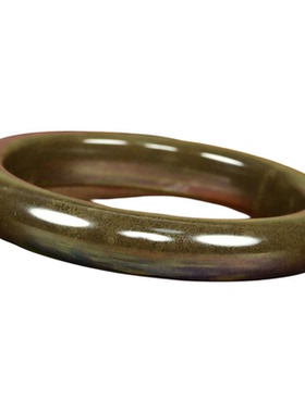 和田玉手镯红糖玉且末山流水