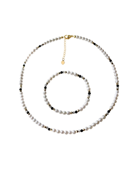 原创设计-天然珍珠水晶项链手链