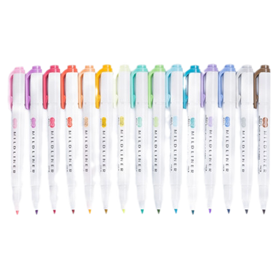 买5送1新色荧光笔斑马温和系wkt7