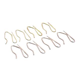 窗帘S钩宿舍窗帘挂钩扣环大小尖钩韩式布带钩子镀锌S钩大S钩小S钩