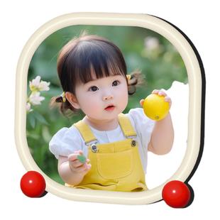 宝宝照创意相框摆台定制儿童周岁纪念册免费洗照片带打印加框桌摆