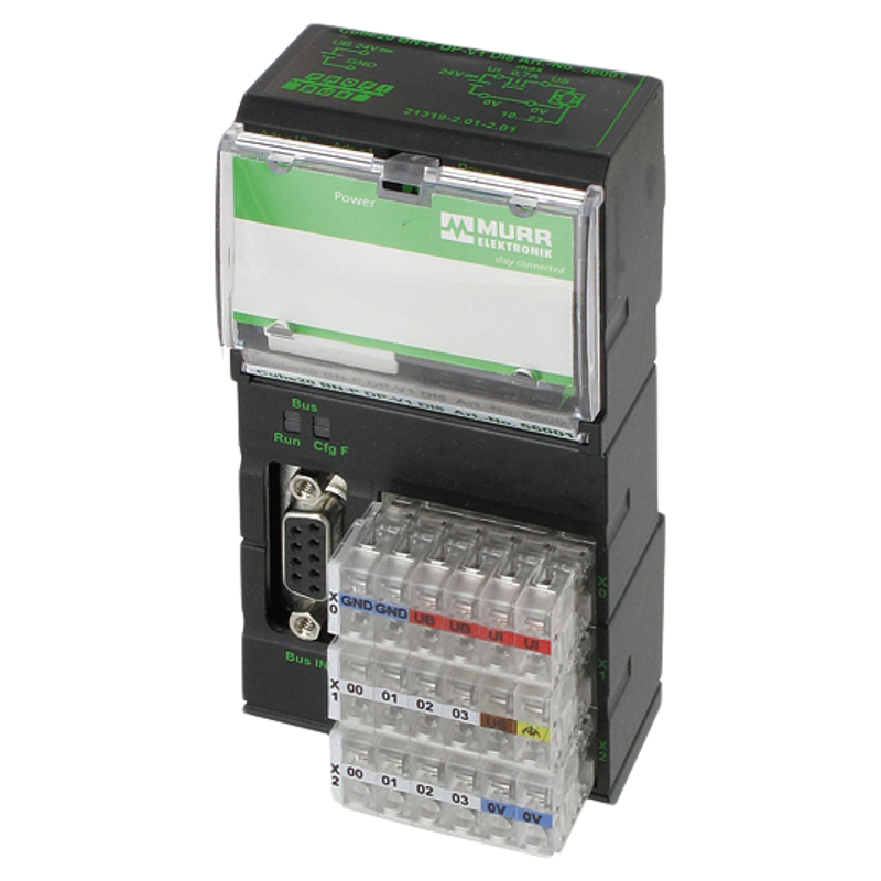 现货CUBE20原装德国MURR穆尔56001 56168总线模块数字量输入DI8