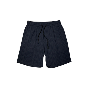 日系复古男士凉感休闲五分裤2026夏季透气沙滩裤纯色宽松直筒短裤