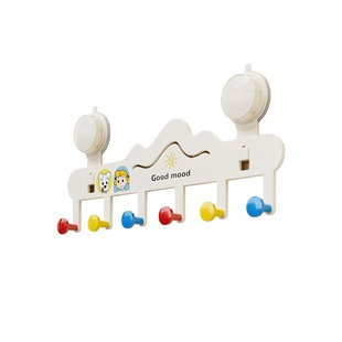 多巴胺旋转吸盘联排挂钩免打孔强力承重浴室厨房玄关卧室门后粘钩