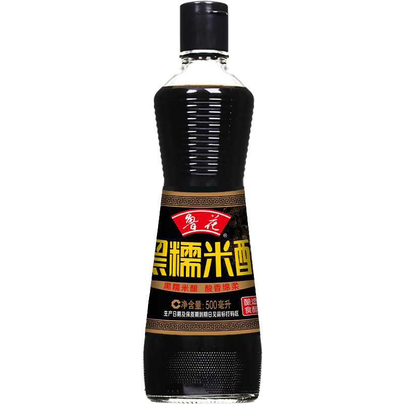 鲁花黑糯米醋500ml*1 黑糯米酿造  固态发酵 凉拌点蘸饺子炒菜