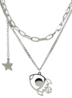 钛钢男女简约个性小众百搭项链