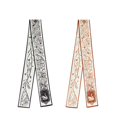 CARELESSLY巴音天鹅丝巾法式头饰