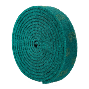 工业百洁布金刚砂拉丝布不锈钢专用抛光布厨房清洁去污白洁布卷块