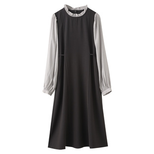 孕妇装春装套装春季时尚孕妇连衣裙春夏2026新款孕期裙子法式长裙